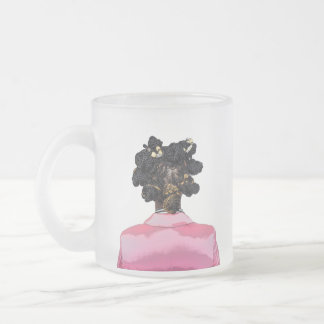 Taza De Cristal Esmerilado Bantu Knots Mug