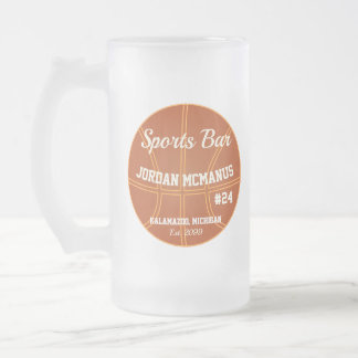Taza De Cristal Esmerilado Bar Deportivo de Baloncesto