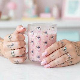 Taza De Cristal Esmerilado Barbilla