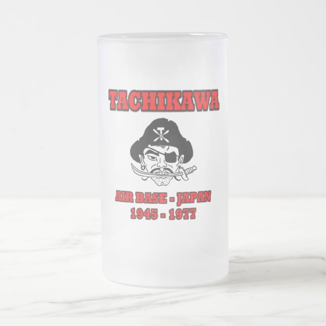 Taza De Cristal Esmerilado base aérea de tachikawa (Centro)