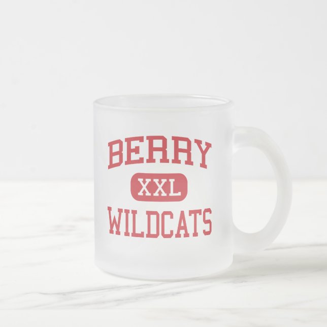 Taza De Cristal Esmerilado Baya - gatos monteses - High School secundaria - (Derecha)