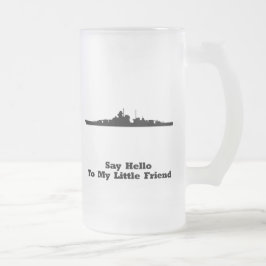 Taza De Cristal Esmerilado BB Say Hello