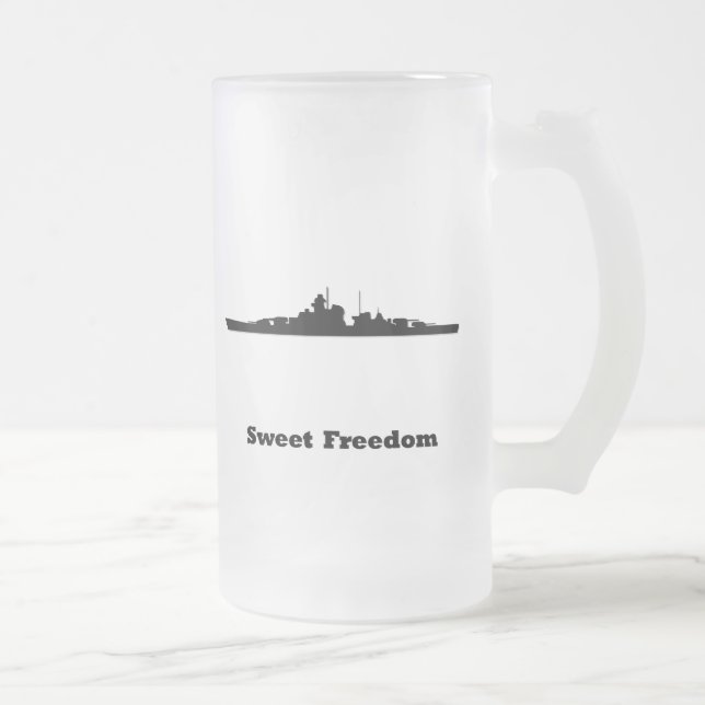 Taza De Cristal Esmerilado BB Sweet Freedom (Derecha)