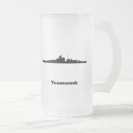 Taza De Cristal Esmerilado BB Teamwork