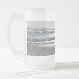 Taza De Cristal Esmerilado Beach Sunrise