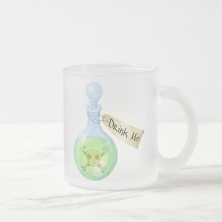 Taza De Cristal Esmerilado Bébame (el veneno)