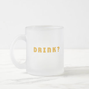 Taza De Cristal Esmerilado Beber alcohol