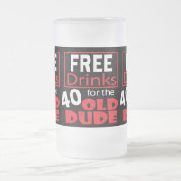 Bebidas gratis para el novio de 40 años