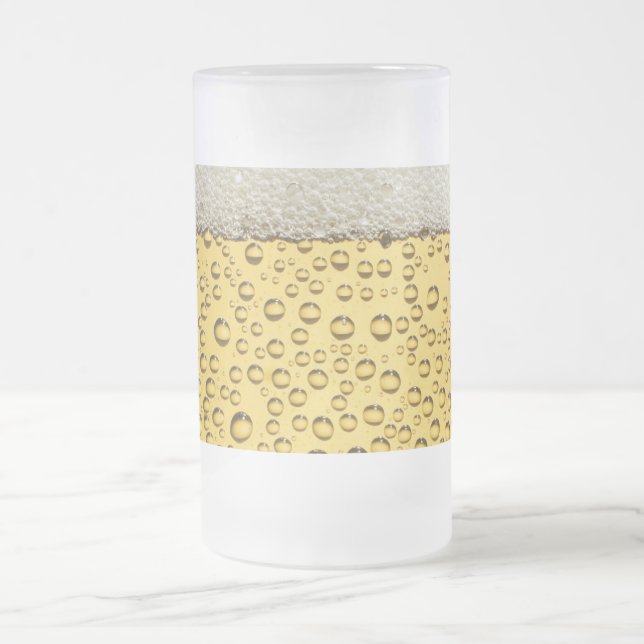 Taza De Cristal Esmerilado Beer Glass (Centro)