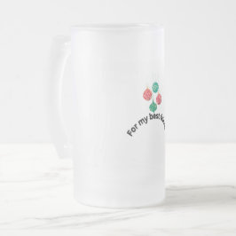 Taza De Cristal Esmerilado Beer Glass