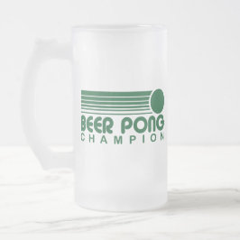 Taza De Cristal Esmerilado Beer Pong