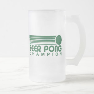 Taza De Cristal Esmerilado Beer Pong