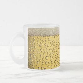 Taza De Cristal Esmerilado Beer Suds Bubbles Frost Glass Mug