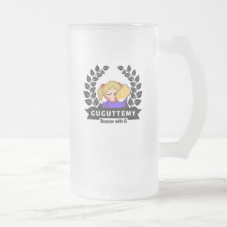 Taza De Cristal Esmerilado Beerjug withG
