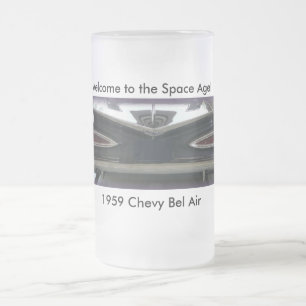 Taza De Cristal Esmerilado Bel Air 1959 de Chevy