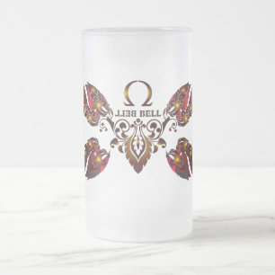 Taza De Cristal Esmerilado Bell Beer Glass