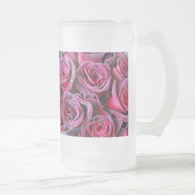 Taza De Cristal Esmerilado Belleza de terciopelo Cerveza de vidrio escarcha (Derecha)