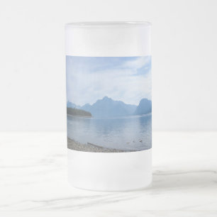 Taza De Cristal Esmerilado Belleza de Teton