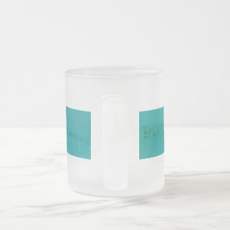 Taza De Cristal Esmerilado Bendición de Reb Zalman en un tanque de agua