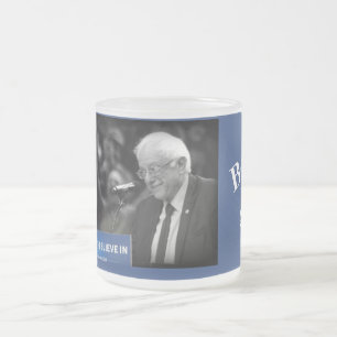 Taza De Cristal Esmerilado Bernie para presidente 2020 Mug