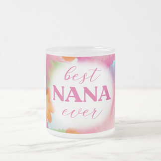 Taza De Cristal Esmerilado Best Nana Ever Sublimation-25972