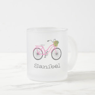 Taza De Cristal Esmerilado Bicci Rosa Flower Basket LOCation Summer Fun