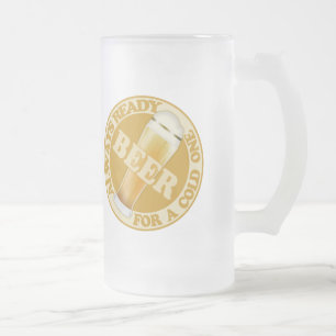 Taza De Cristal Esmerilado Bichos de nombres personalizados BEER