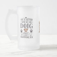 Big Paws, Big Happiness Frost Mug