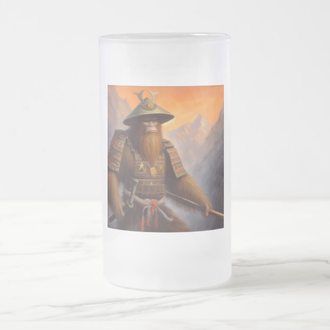 Taza De Cristal Esmerilado Bigfoot Samurai (Centro)