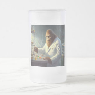 Taza De Cristal Esmerilado Bigfoot Scientist