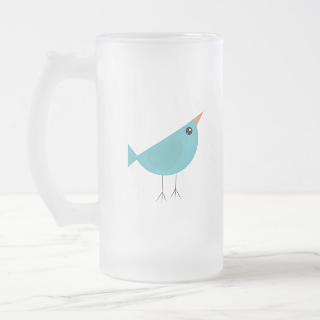 Taza De Cristal Esmerilado Birdy (Izquierda)