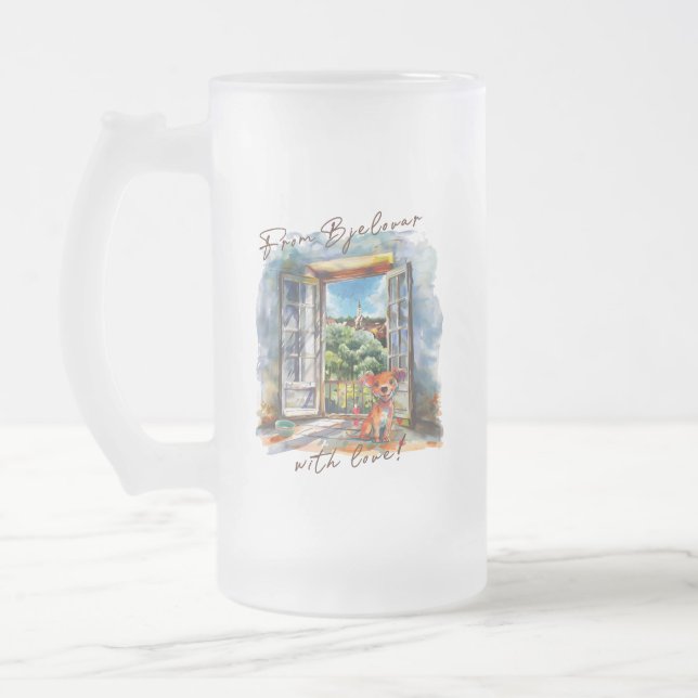 Taza De Cristal Esmerilado Bjelovar (Izquierda)