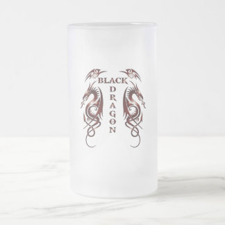 Taza De Cristal Esmerilado Black Dragon Beer Glass