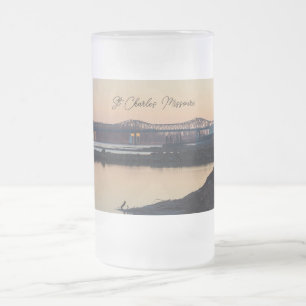 Taza De Cristal Esmerilado Blanchette and Missouri River Frost Mug