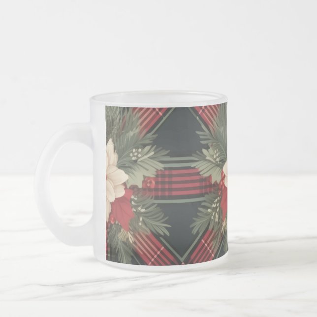 Taza De Cristal Esmerilado "Bliss Glass Mug controlado" (Izquierda)