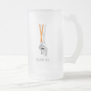 Taza De Cristal Esmerilado Blow Me Frosted Glass Mug