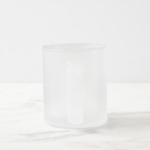 Taza De Cristal Esmerilado Blue 40 Decade Birthday