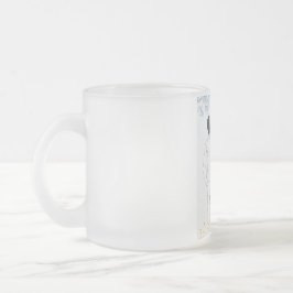 Taza De Cristal Esmerilado Boda Tow Sole
