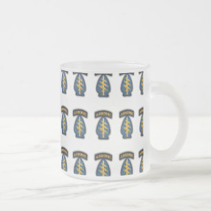 Taza De Cristal Esmerilado boinas verdes sfg vietnam frosty Mug