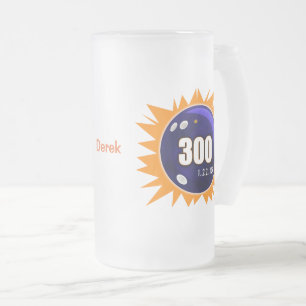 Taza De Cristal Esmerilado Bolas de 300 partidos de escarcha