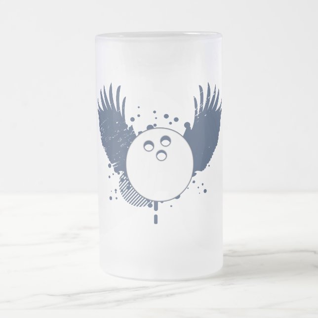 Taza De Cristal Esmerilado boliche : hi-fi (Centro)