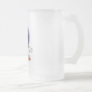 Taza De Cristal Esmerilado Bolos