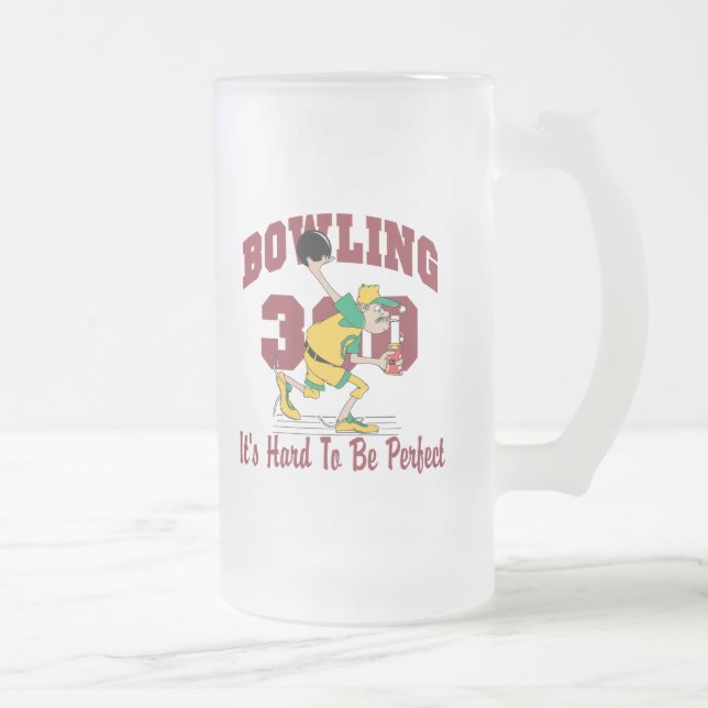 Taza De Cristal Esmerilado Bolos divertidos 300 (Derecha)