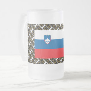 TAZA DE CRISTAL ESMERILADO BOMBA DE CERVEZA FROSIZADA EN ESLOVENIA