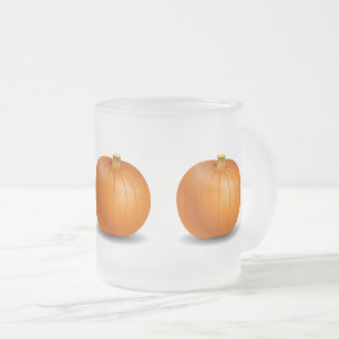 Taza De Cristal Esmerilado Bomba de Halloween/Otoño