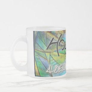 TAZA DE CRISTAL ESMERILADO BOMBA DE LA CASA