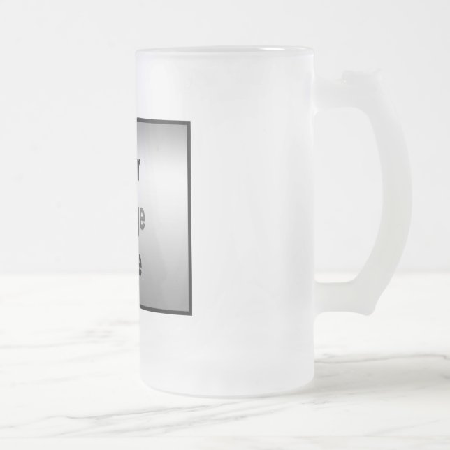 Taza De Cristal Esmerilado  Bomba de vidrio escarcha (Derecha)