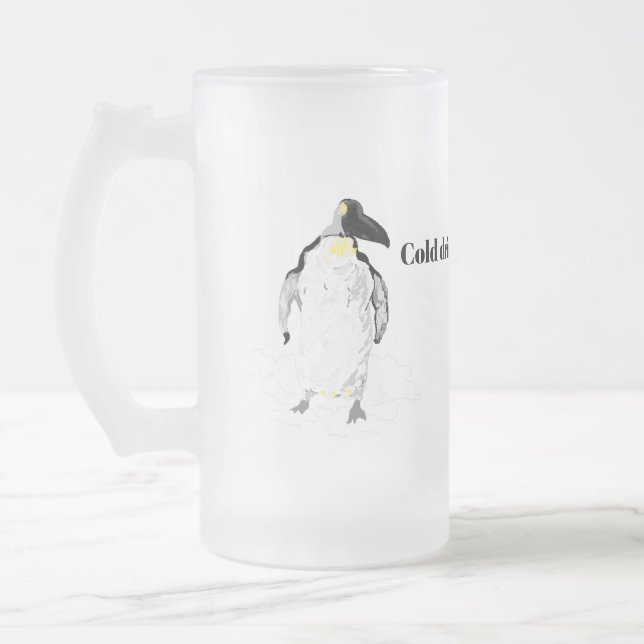 Taza De Cristal Esmerilado Bomba de vidrio escarcha: más fría (Izquierda)