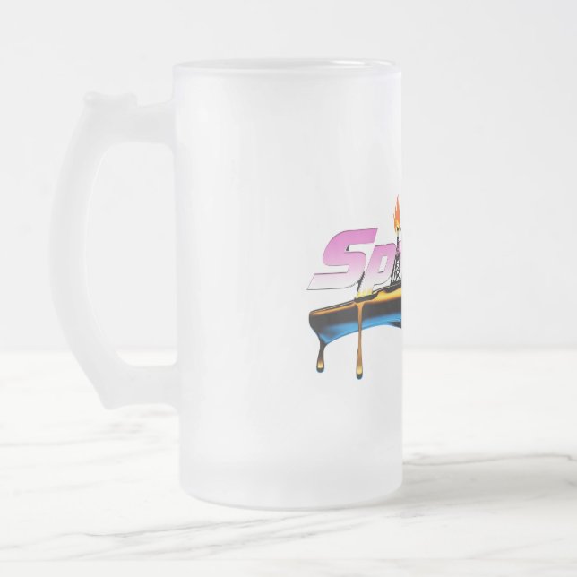 Taza De Cristal Esmerilado Bomba de vidrio escarcha SpillLife - Aspecto de Gu (Izquierda)