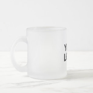 Taza De Cristal Esmerilado Bomba de vidrio escarchada (10 oz)